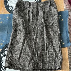 Elie Tahari Gray Knee-Length Pencil Skirt for Work